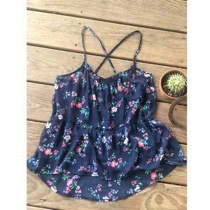 Hollister Summer Floral Tank